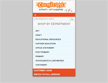 Tablet Screenshot of cormicans.com